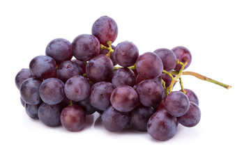 grapes isolated on over white background