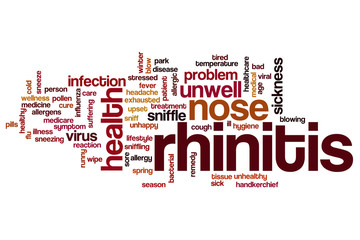 Rhinitis word cloud