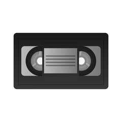 Fototapeta premium flat design single videocassette icon vector illustration