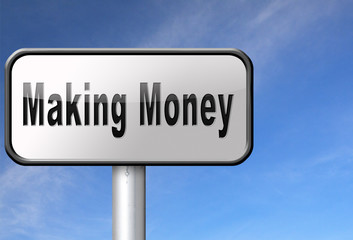 making or earning money