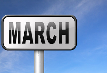 Obraz premium march spring month