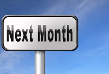 Obraz premium next month