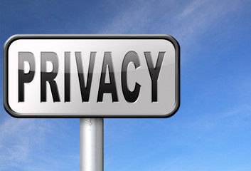 Obraz premium private data