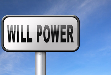 Obraz premium Will power of the mind or self dicipline or determination control thoughts..