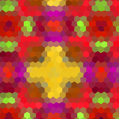 Fototapeta na wymiar Pattern low poly hexagon style vector mosaic background