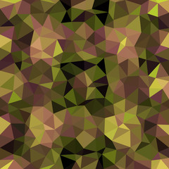 Kaleidoscopic low poly triangle style vector mosaic background