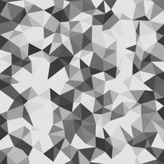 Kaleidoscopic low poly triangle style vector mosaic background