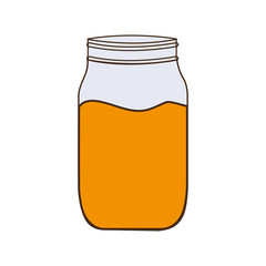 jam breakfast food menu icon. Isolated and flat vecctor illustration