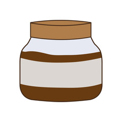 jam breakfast food menu icon. Isolated and flat vecctor illustration