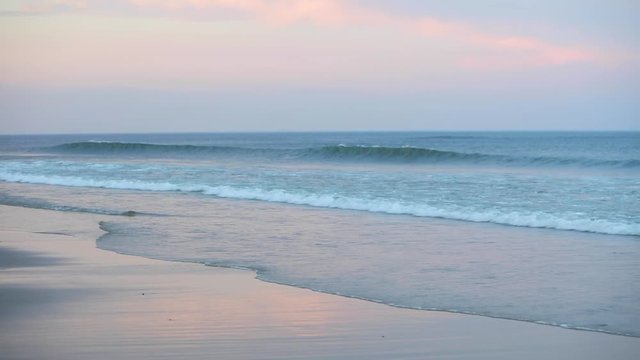 Pastel Dusk Colors and Cape Cod Beach