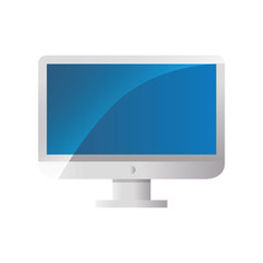 computer display technology gadget icon. Isolated and flat vecctor illustration