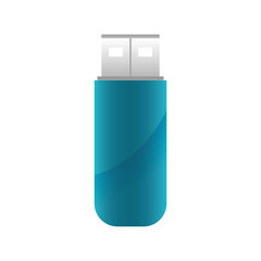 memory usb technology gadget icon. Isolated and flat vecctor illustration