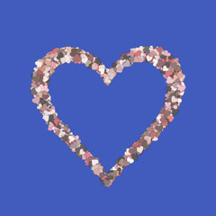 Obraz premium Love heart Valentine shape