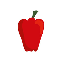 pepper healthy food organic icon. Isolated and flat illustration