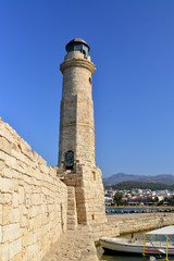 Rethymno lighthouse landmark