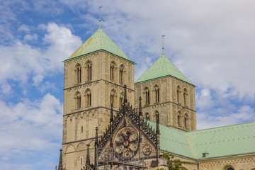 Towers of the St. Paulus Dom in Munster