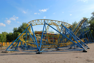 fast attraction roller-coaster