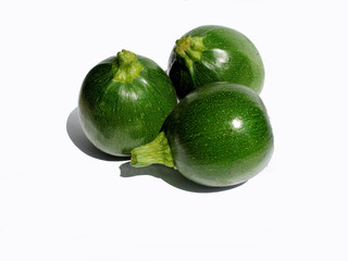 fresh green zucchini