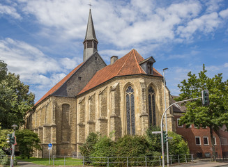 Fototapeta na wymiar Apostel church in the historical center of Munster