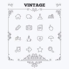 Universal icon. Speech bubble and first aid box.