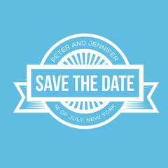 Save the Date - Retro Wedding Invitation