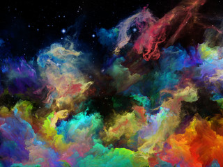 Obraz na płótnie Canvas Metaphorical Space Nebula