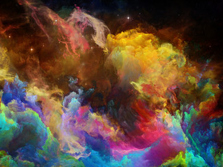 Fototapeta na wymiar Game of Space Nebula