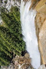 Yosemite Cliff Waterfall