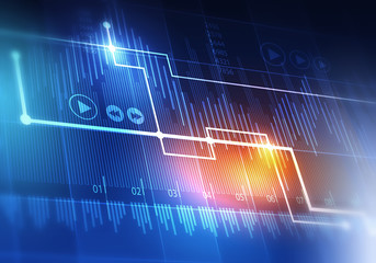 Sound equalizer background