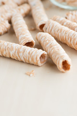 Crispy roll snack Thailand food