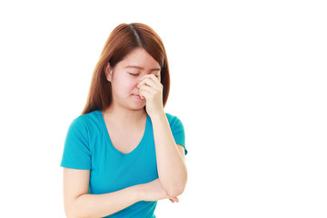 頭痛を訴える女性