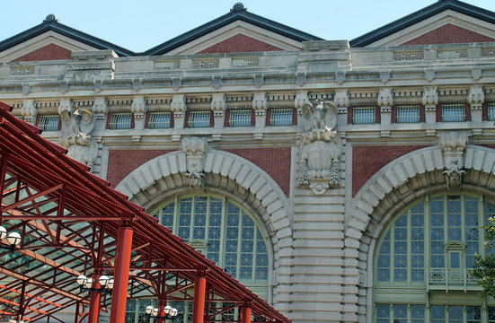 Entrance To Ellis Island Museum