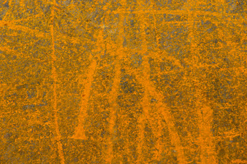 Rusty iron plate background.