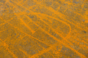 Rusty iron plate background.