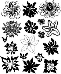 Floral icon series