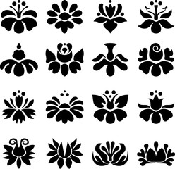 Floral icon series