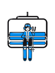 Winter holiday ski
