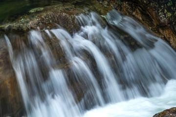 Obraz premium Mountain waterfall