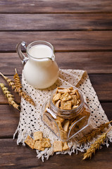 Cereal flakes for breakfast