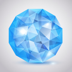 Big blue crystal