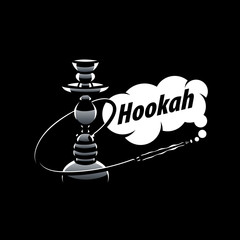 vector logo hookah