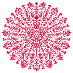 The vector abstract image of mandala