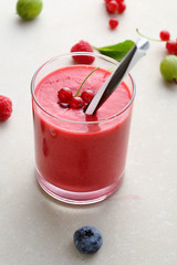 Fresh fruits summer beverage