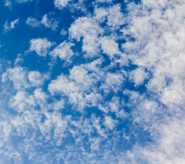 cloud on blue sky bright background