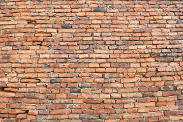 Obraz premium Old red brick wall background and texture