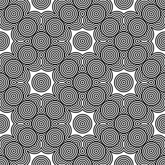 Design seamless monochrome geometric pattern