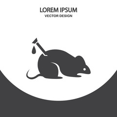 Experiment over the mouse icon on the background