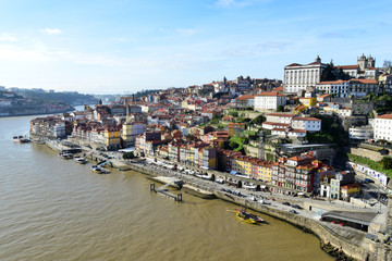 Fototapeta na wymiar Views of Oporto old town, Portugal