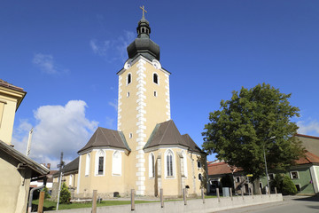 Fototapeta na wymiar Pfarrkirche Groß Gerungs, Niederösterreich