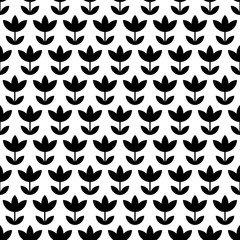 Seamless vector pattern with decorative flowers. Print. Cloth design, wallpaper.